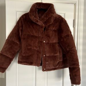 Abercrombie and Fitch Faux Fur Coat